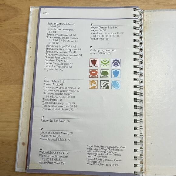 Vintage 1981 Joys Of JELLO Cookbook Loads of Recipes General Foods Spiral Bound - Picture 9 of 10